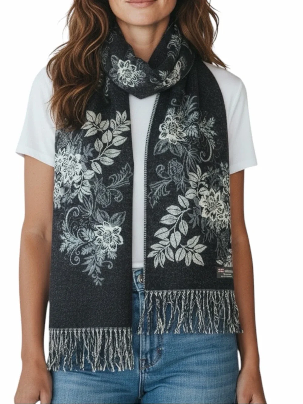 Nordstrom Cashmere Knit Scarf Size O/S